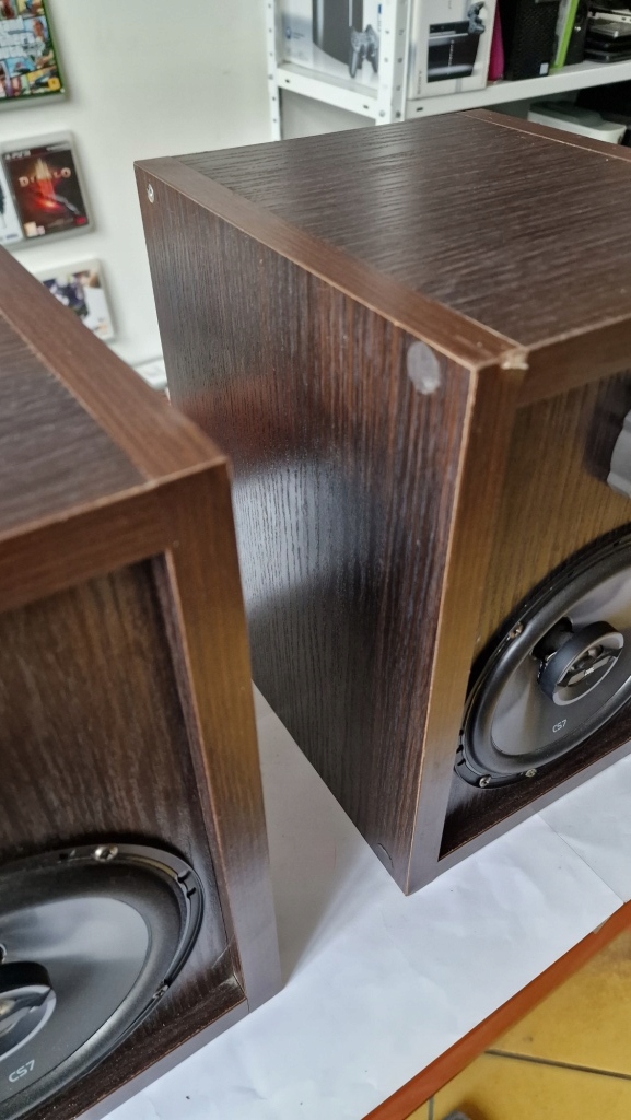 GŁOŚNIKI KOLUMNY JBL CS7 BRĄZOWE STAN DOBRY GWR Marka Technics