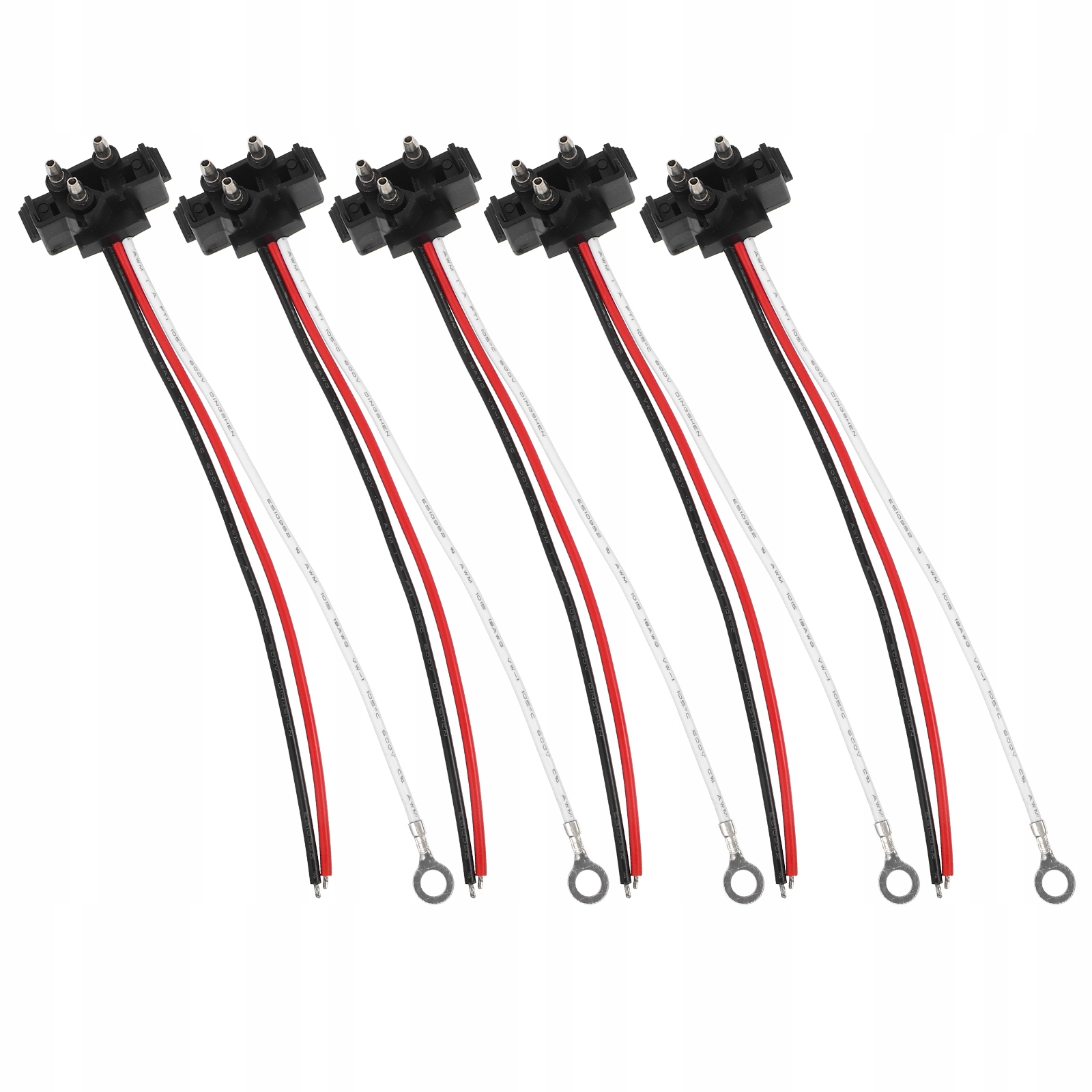 WTYCZKA ŚWIATŁA PRZYCZEPY WIĄZKA HAMULCA TYŁ 5 SZT LLWL