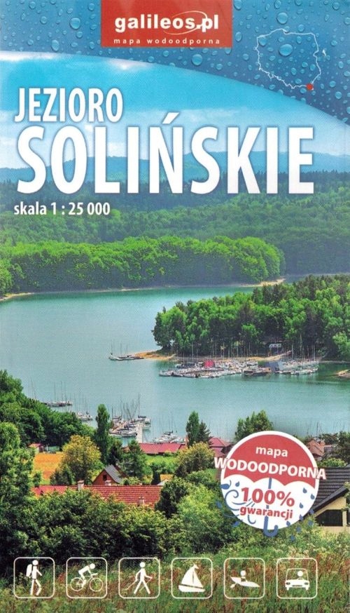 

Jezioro Solińskie Mapa Wodoodporna 1:25 000 Solina