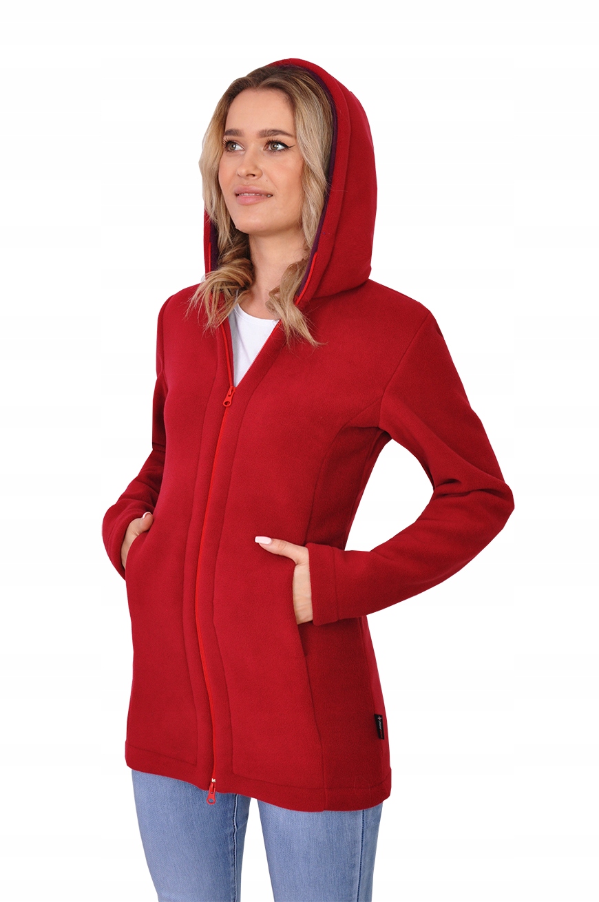 

Polar Damski Długi Bordowy -330g/m2- 3XL