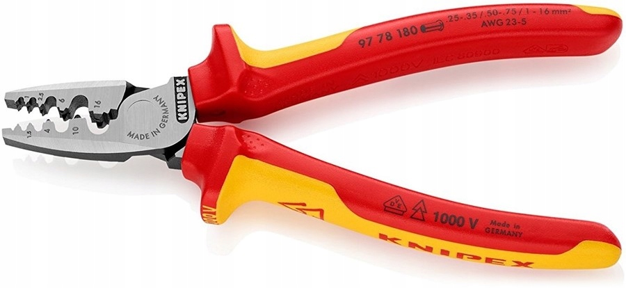 

Sczypce Knipex do zaciskania 180mm