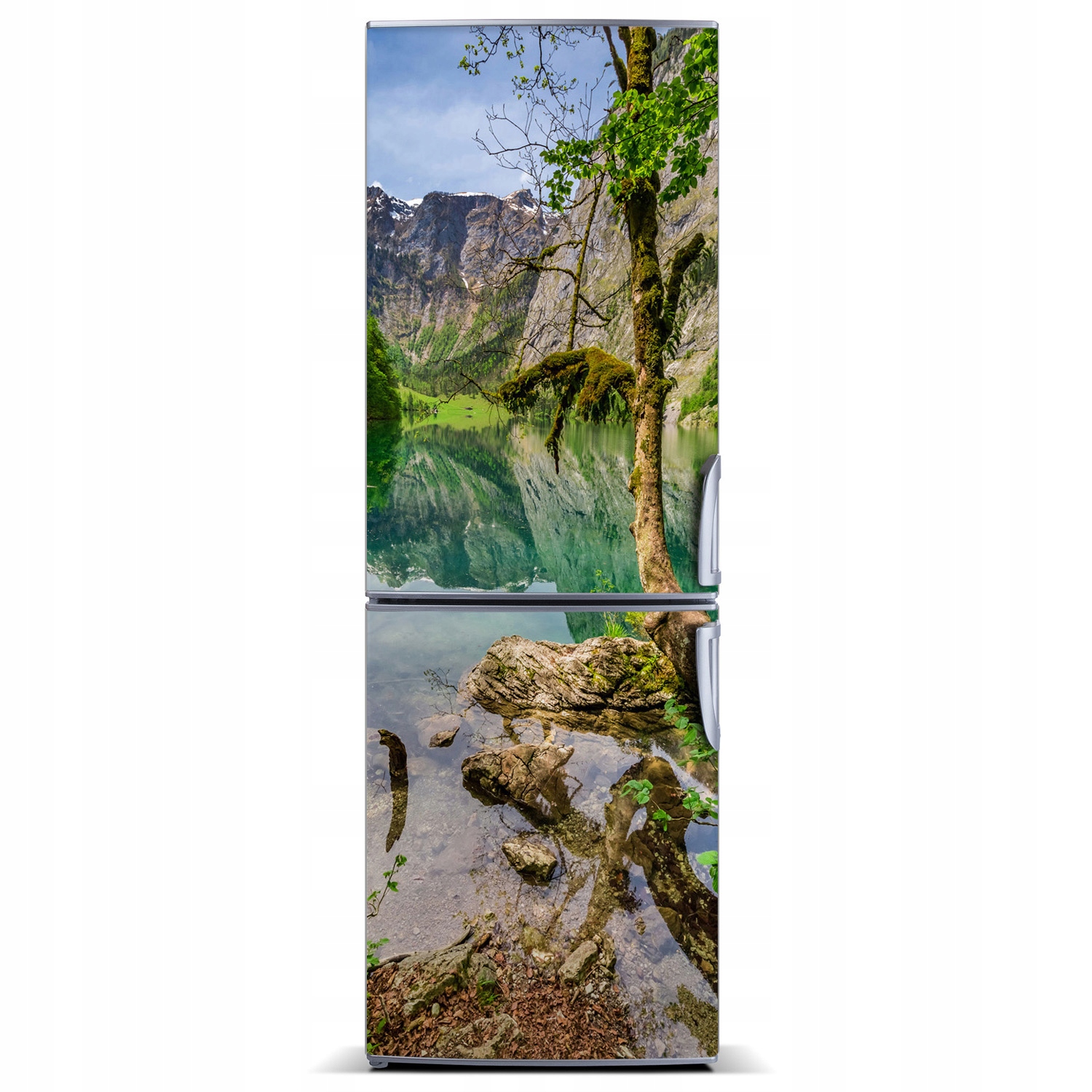 

Magnes na lodówkę Jezioro w górach 60x180