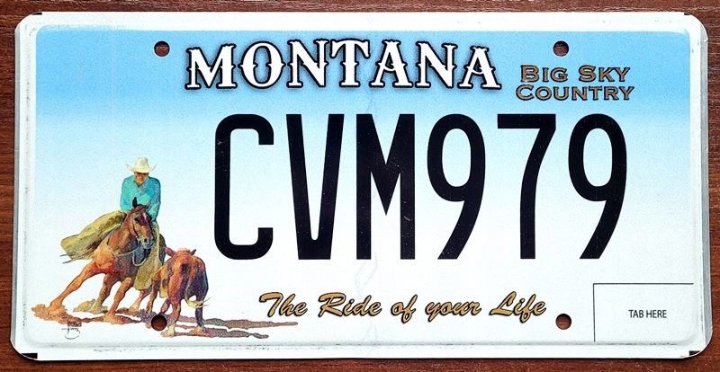 Montana - tablica rejestracyjna z USA