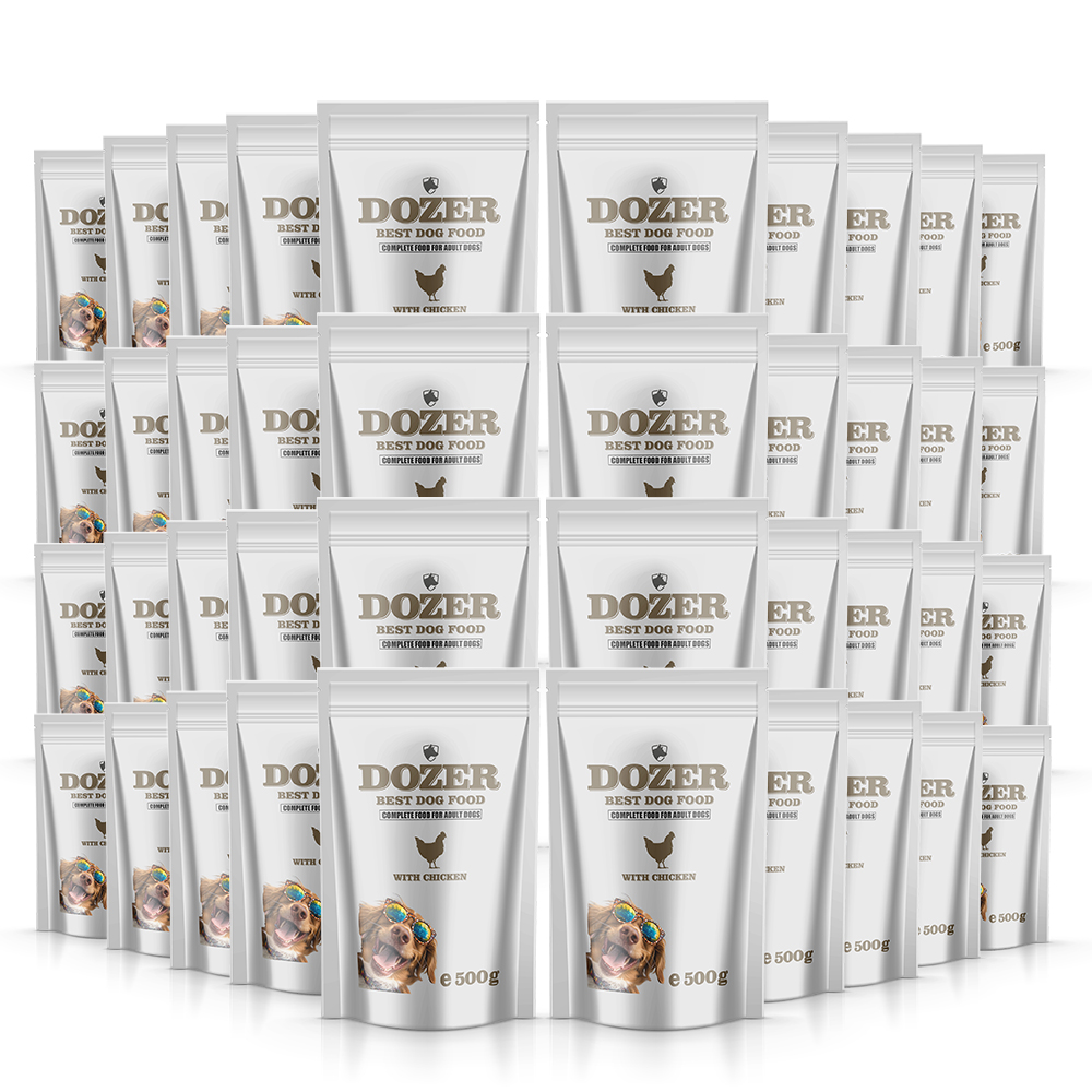 Levně Dozer Vlhké krmivo Drůbež Classic 40 x 500 g