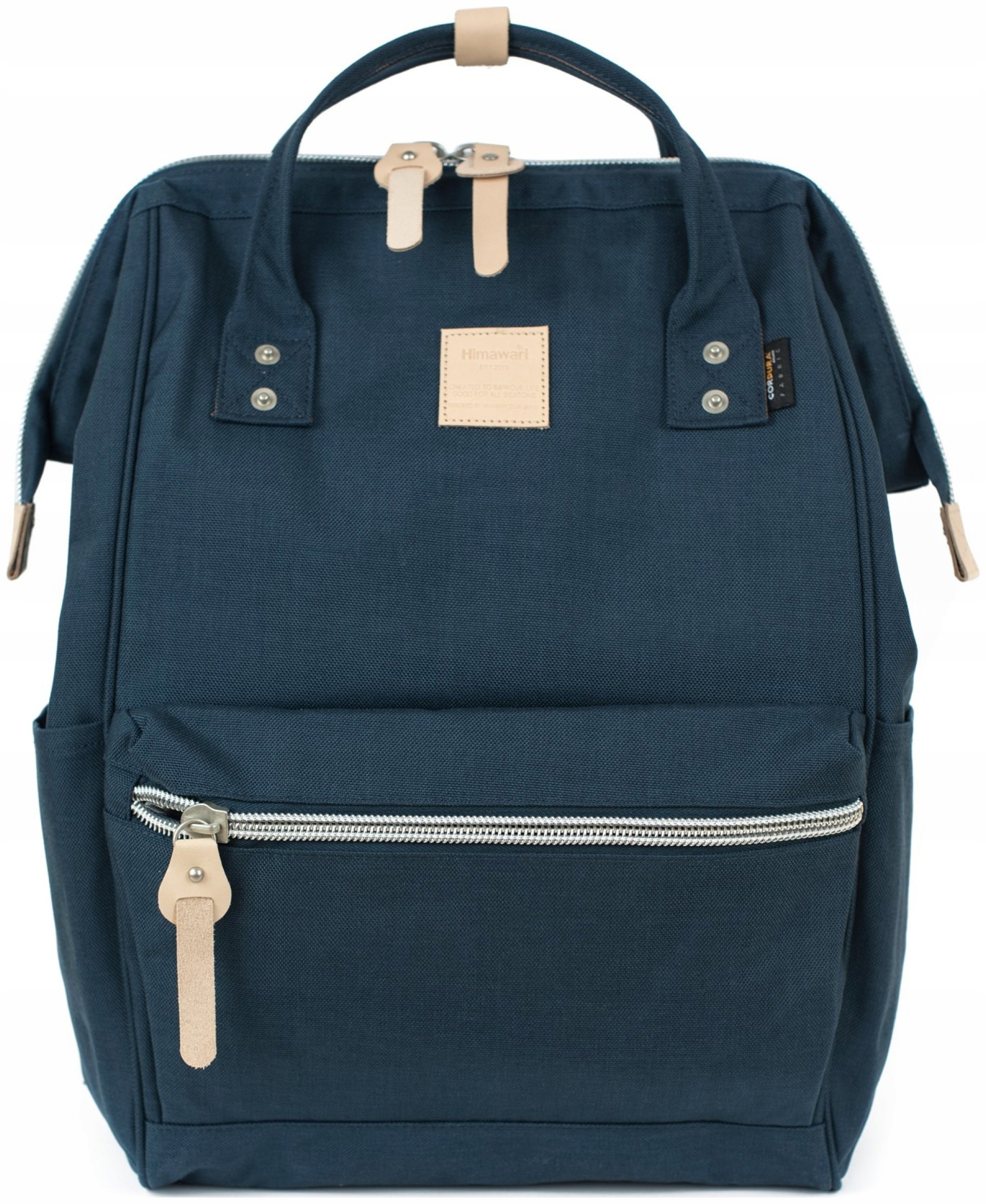 Batoh na notebook Himawari Urban – velký protikrádežový rám, tmavě modrý