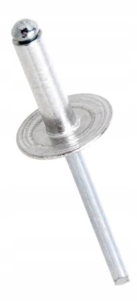 Cofan Aluminium Nieten 4.8x16mm - 500 Stück Schwarz Für Heimwerker