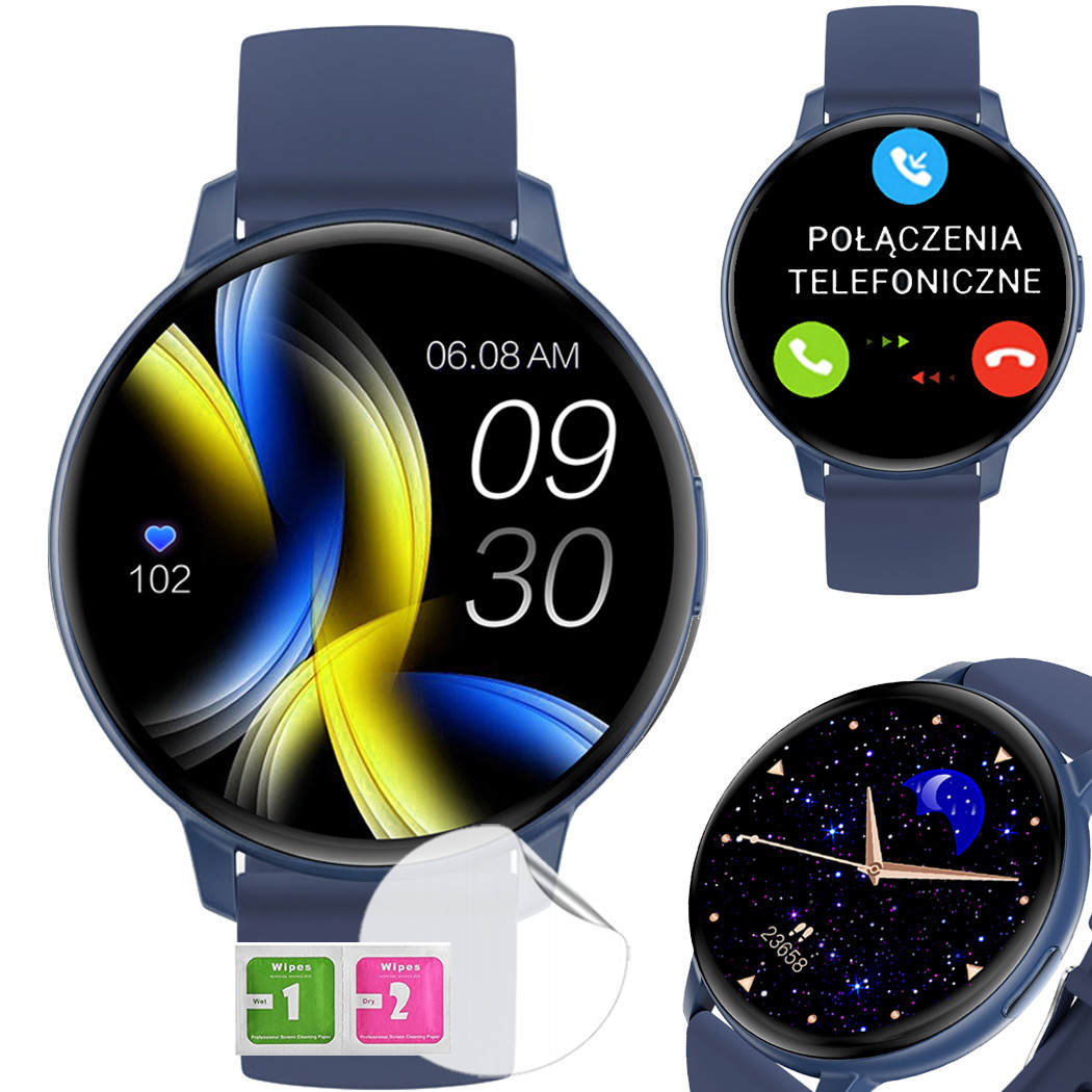 Chytré Hodinky s Bt hovory svítilna tepová frekvence SpO2 kroky kalorie sport funkce ze