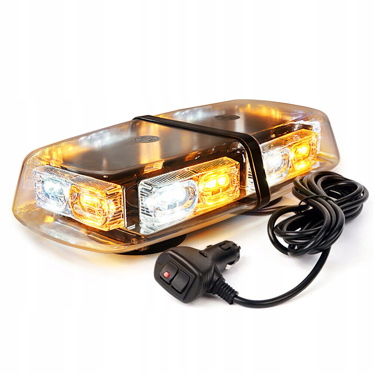 12V/24V 36LED otočná výstražná lampa magnet stroboskopické světlo