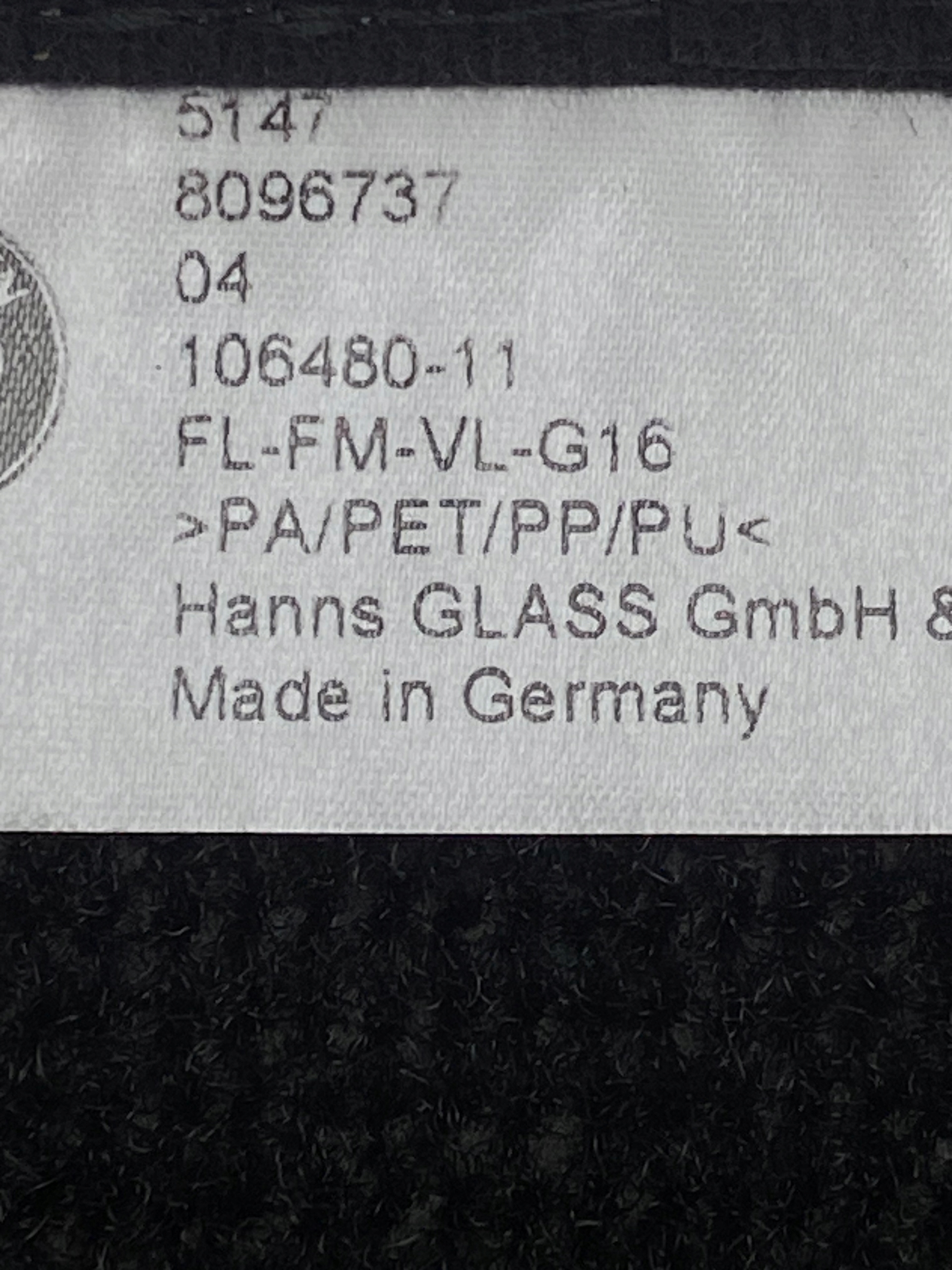 Nowe oryginalne dywaniki BMW M8 F93 8 G16 8096702 Producent części BMW OE