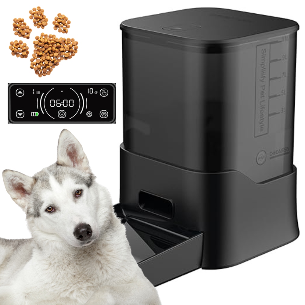 Levně Dávkovač Automatický Podavač krmiva pro psa programátor Dogness 11 l