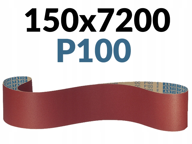 

Klingspor PS18E Pas Taśma 150x7200 P100 Drewno