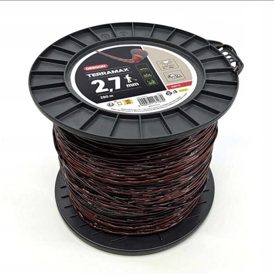 Žacia struna 2, 7 mm x 280 m Oregon Terramax