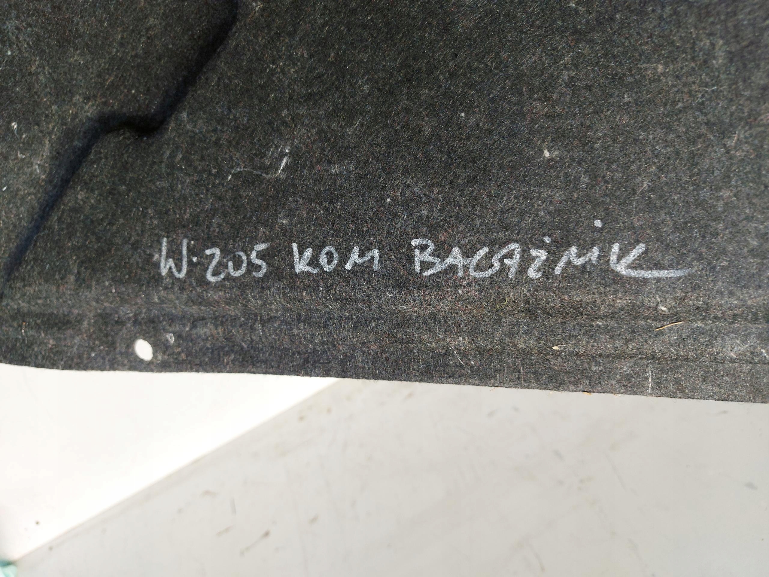 MERCEDES W205 C300e boot floor well A2056942100