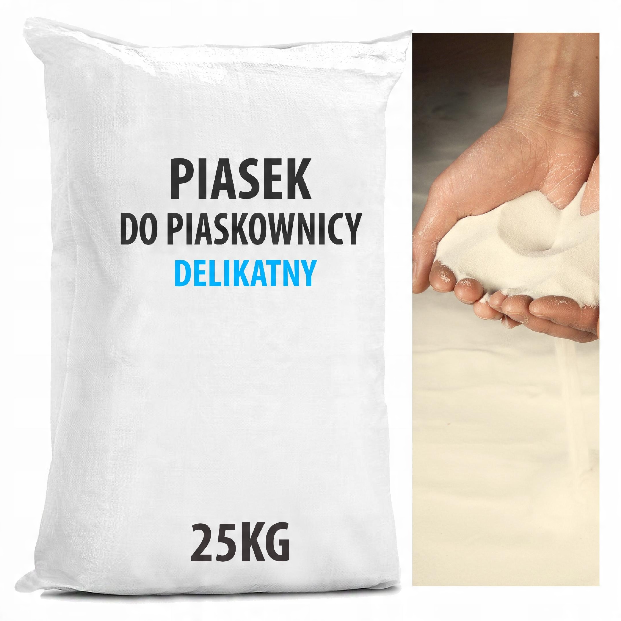 

Delikatny Piasek do Piaskownicy Atestowany 25KG