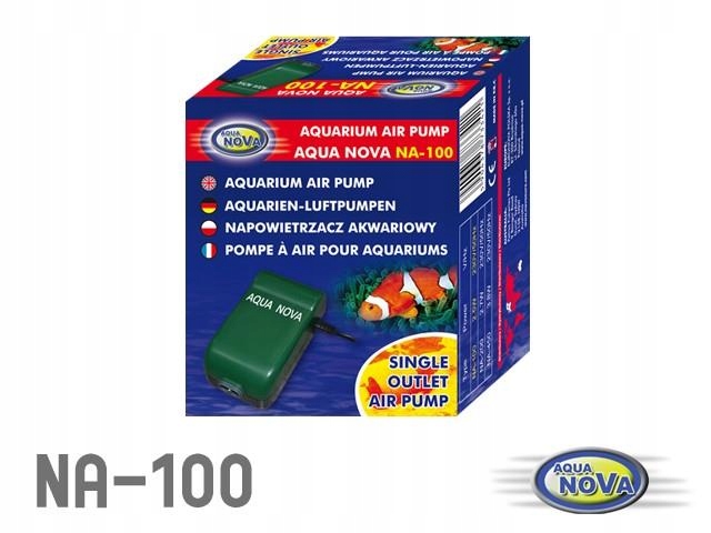 Provzdušňovač Do Akvária 130 L/h Vzduchová Pumpa Bzučák Tichý