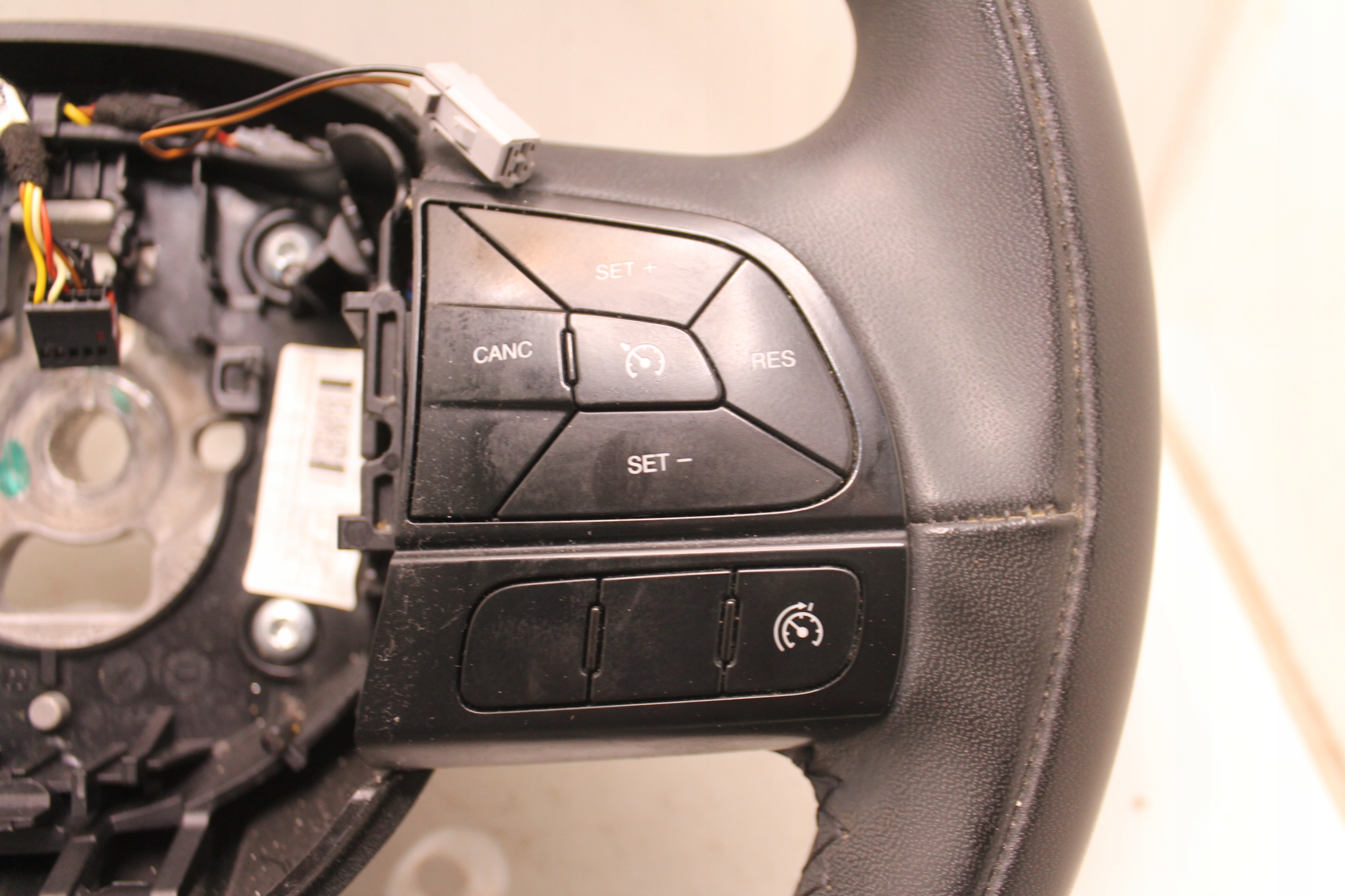 steering wheel, leather black MULTI FIAT 500X 14-24