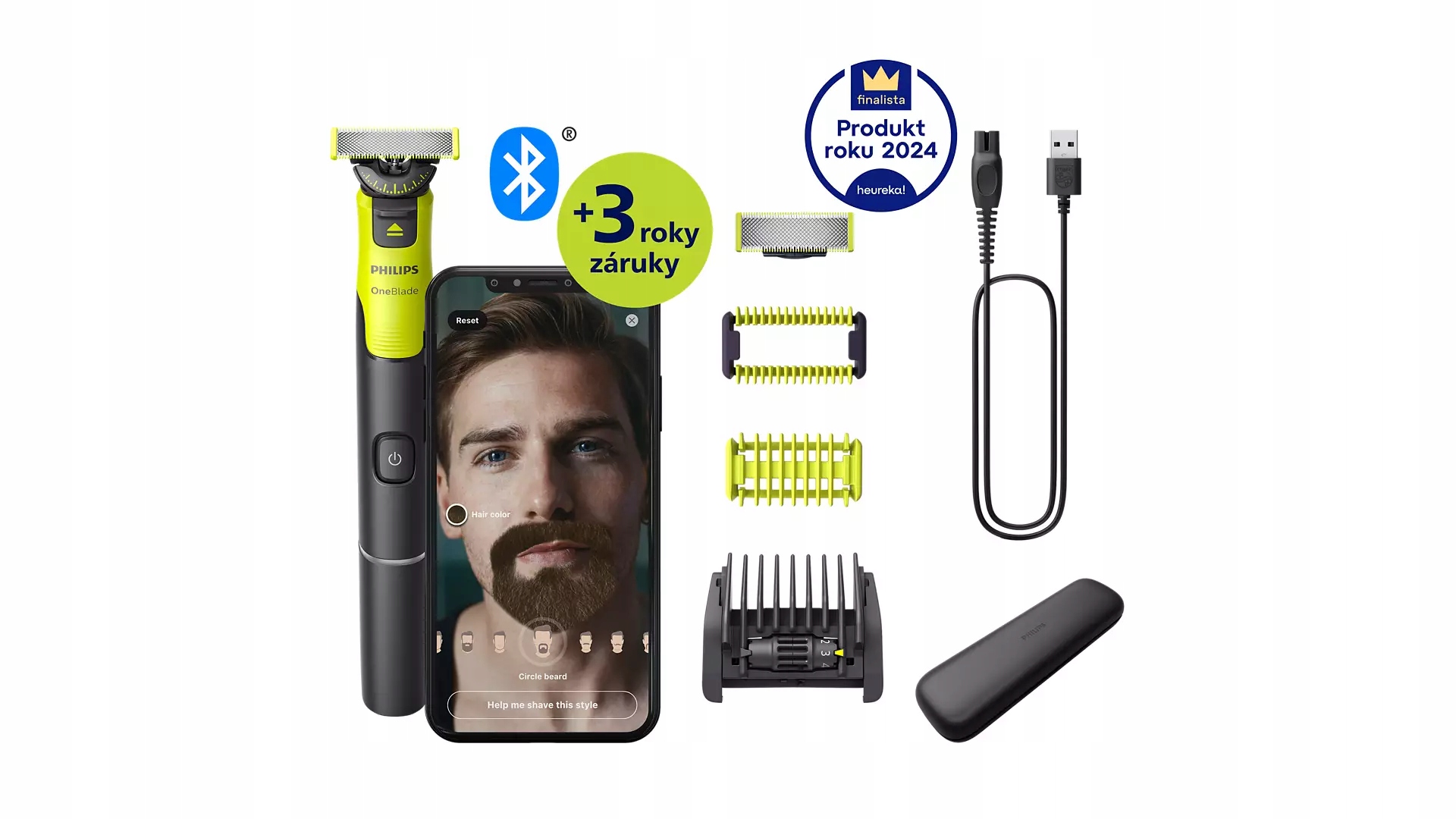 Philips OneBlade 360 s připojením na tvář a tělo QP4631/65