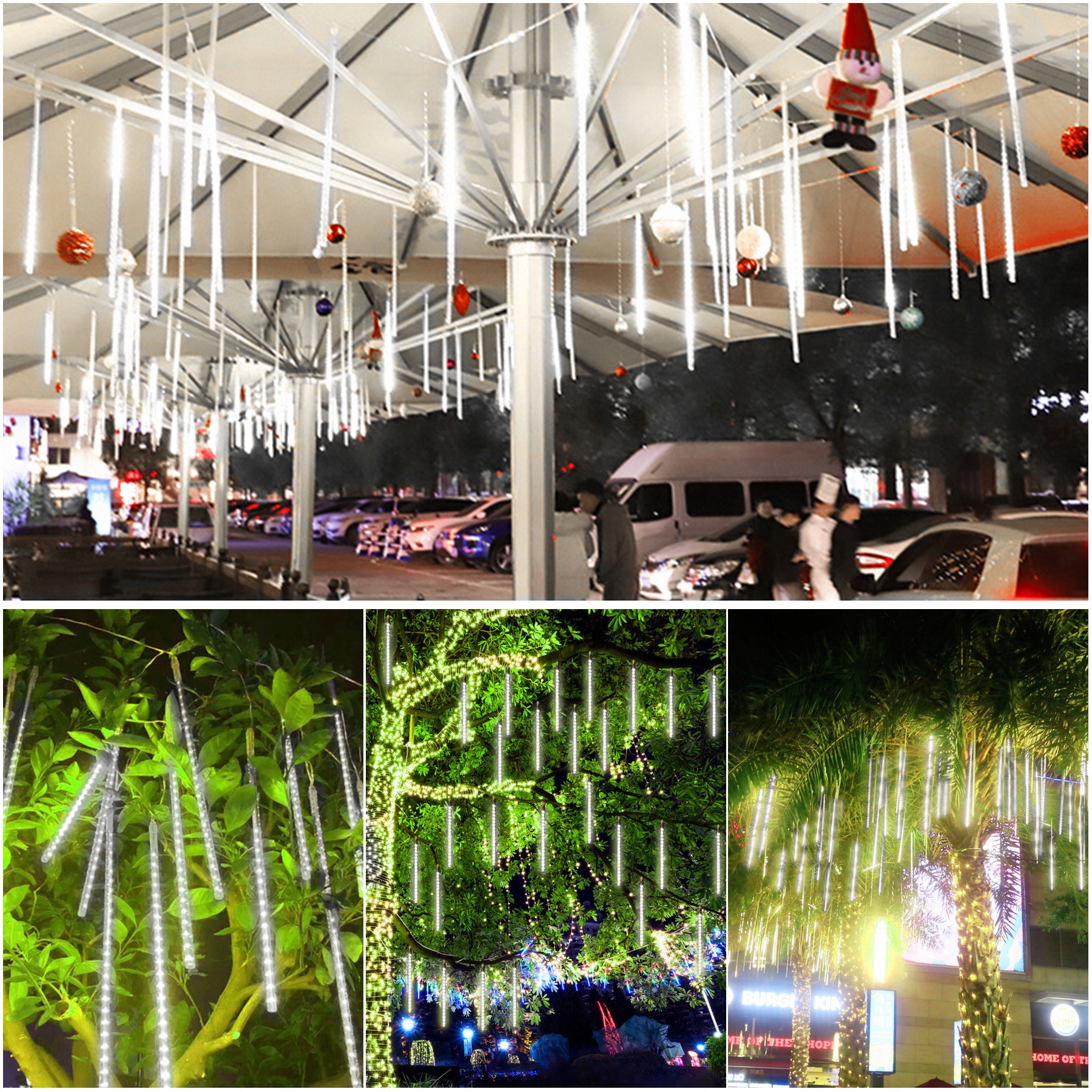 LAMPA LED SOPLE METEORY 30 cm Rodzaj kurtyna świetlna