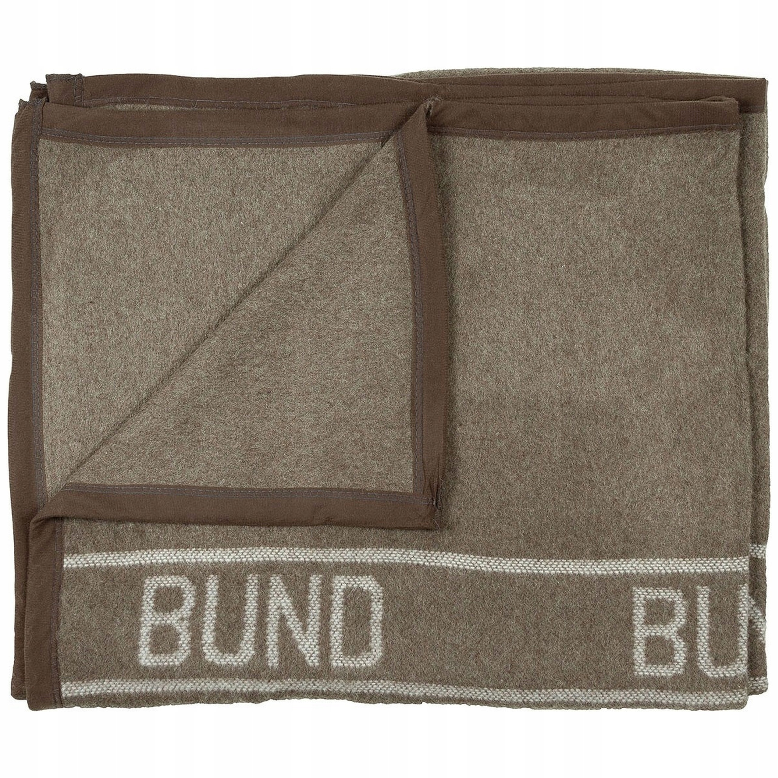 Koc Wojskowy Wełniany Bundeswehr 220x130 cm Niemiecki Ciepły Na Biwak Edc
