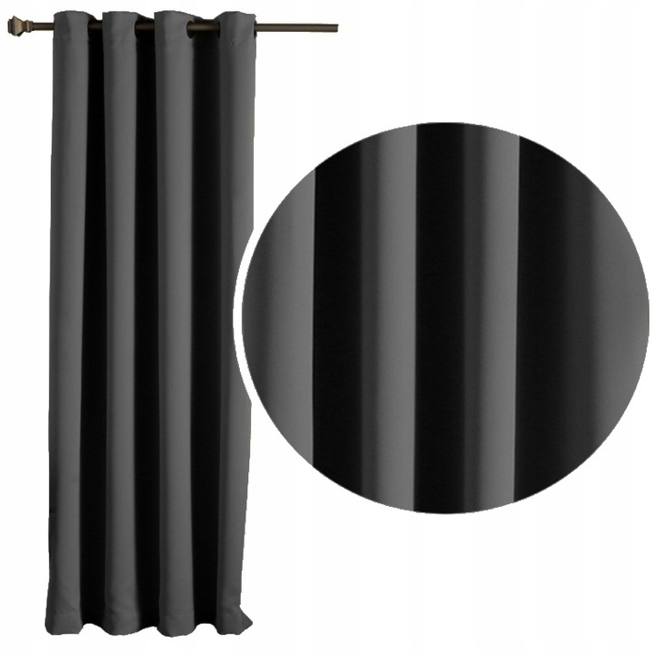 

Zasłona Zaciemniająca Zasłony Blackout 175x245 wys