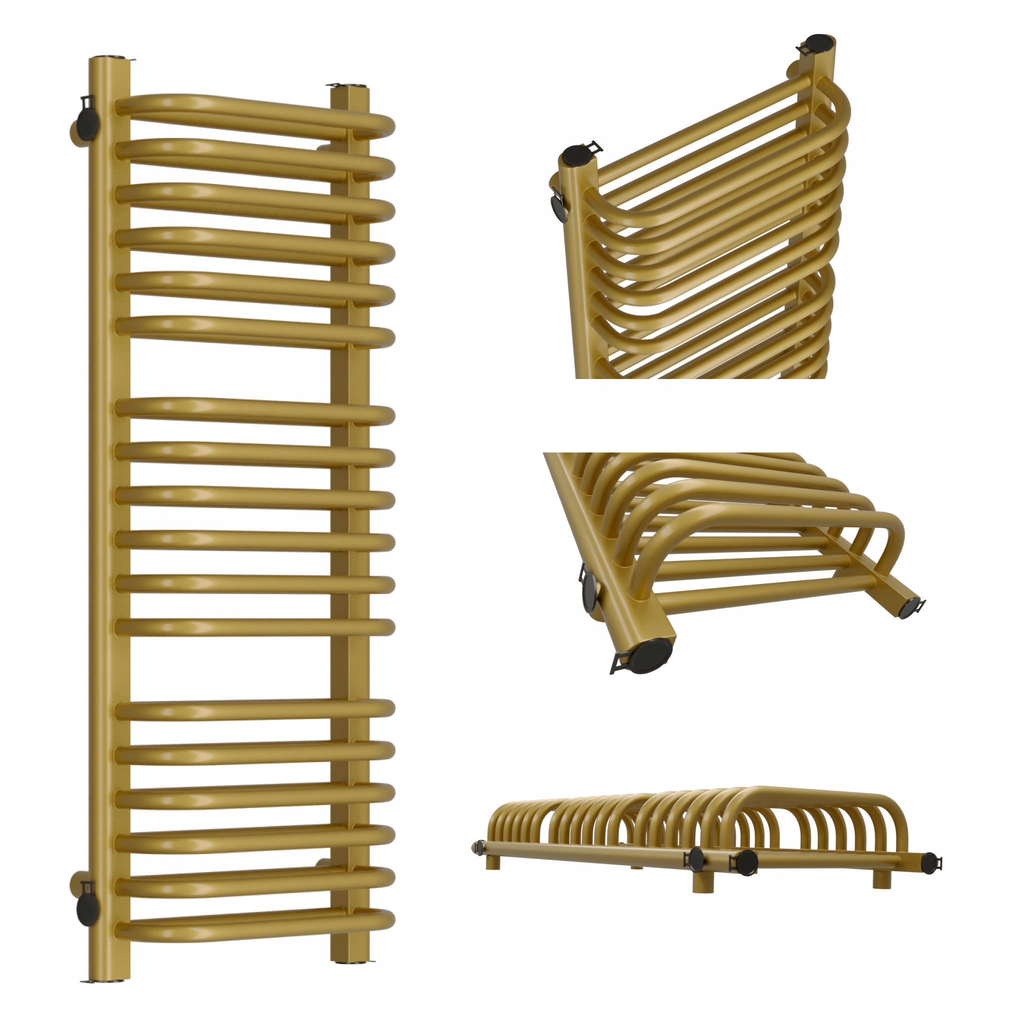 Koupelnový Radiátor Old-school 940x300 Světlý Antik