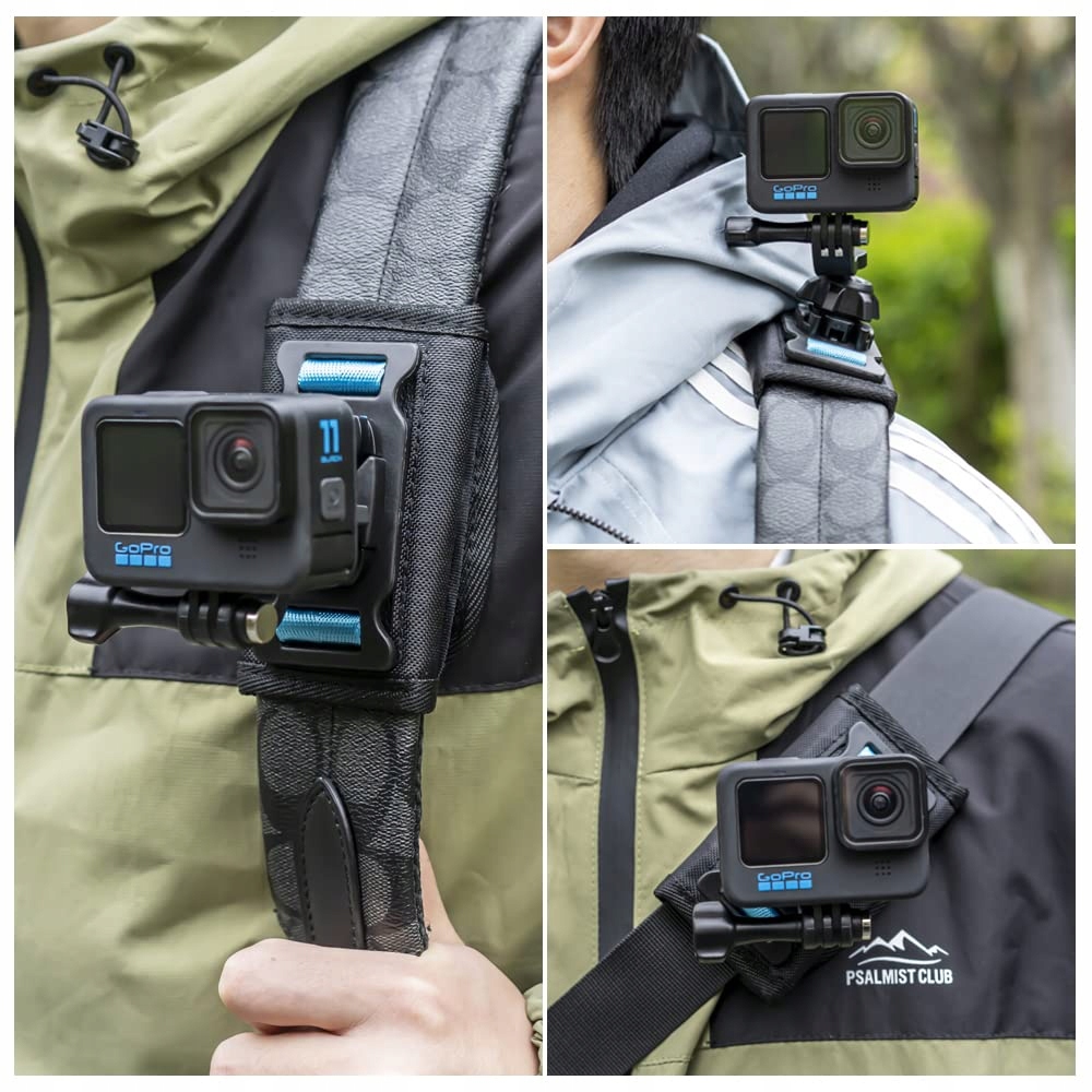 SUREWO Plecakowy Uchwyt Na Ramię Do GoPro Hero DJI Osmo i Kamer Sportowych — miniatura 6