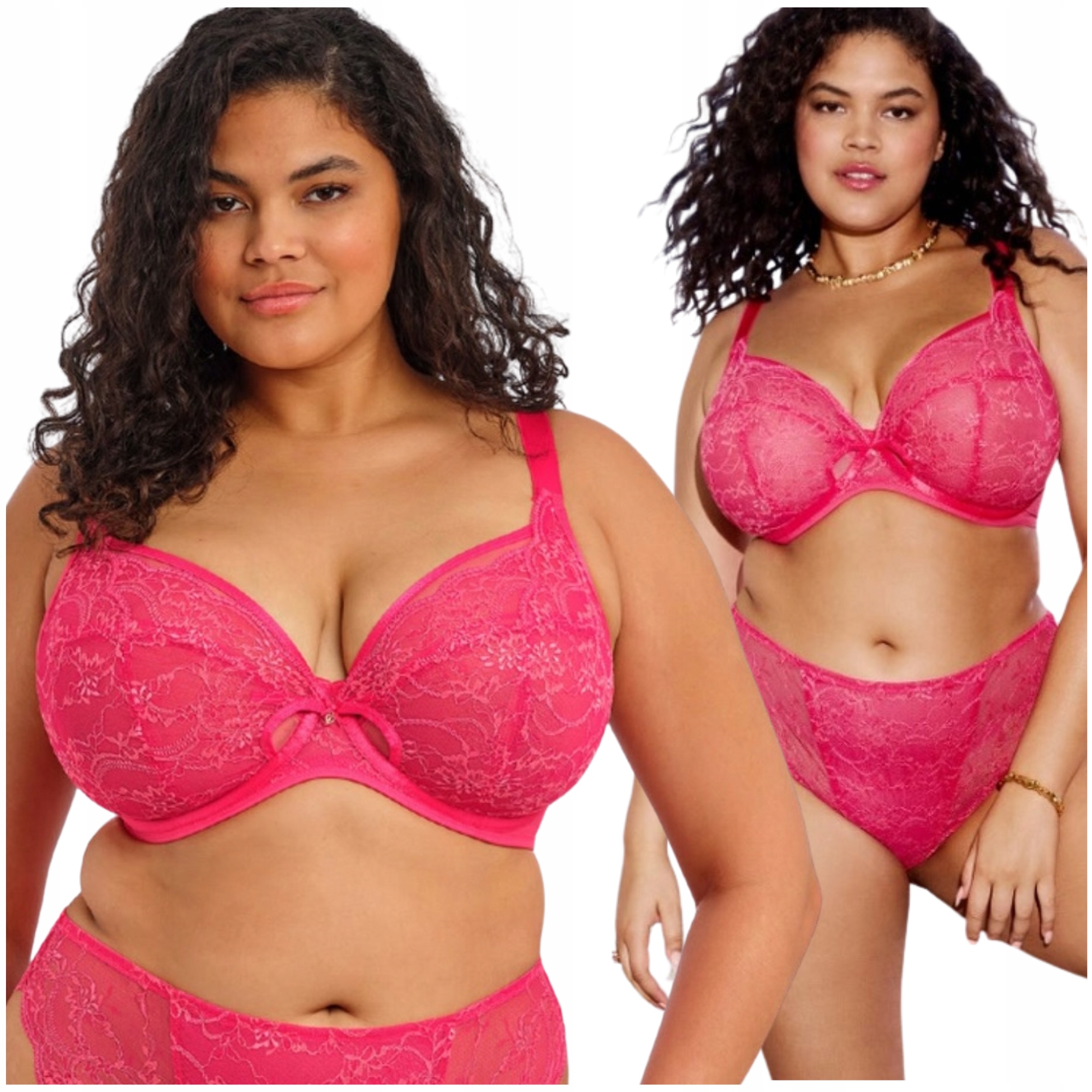 Měkká podprsenka typu soft krajková podprsenka Elomi Darcie Uw Plunge 34GG/75J