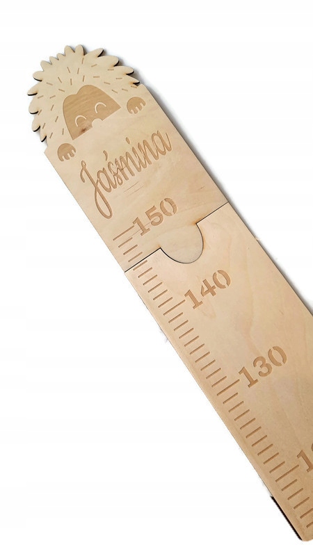 ASKATO DREWNIANA MIARKA WZROSTU Długość 80 cm