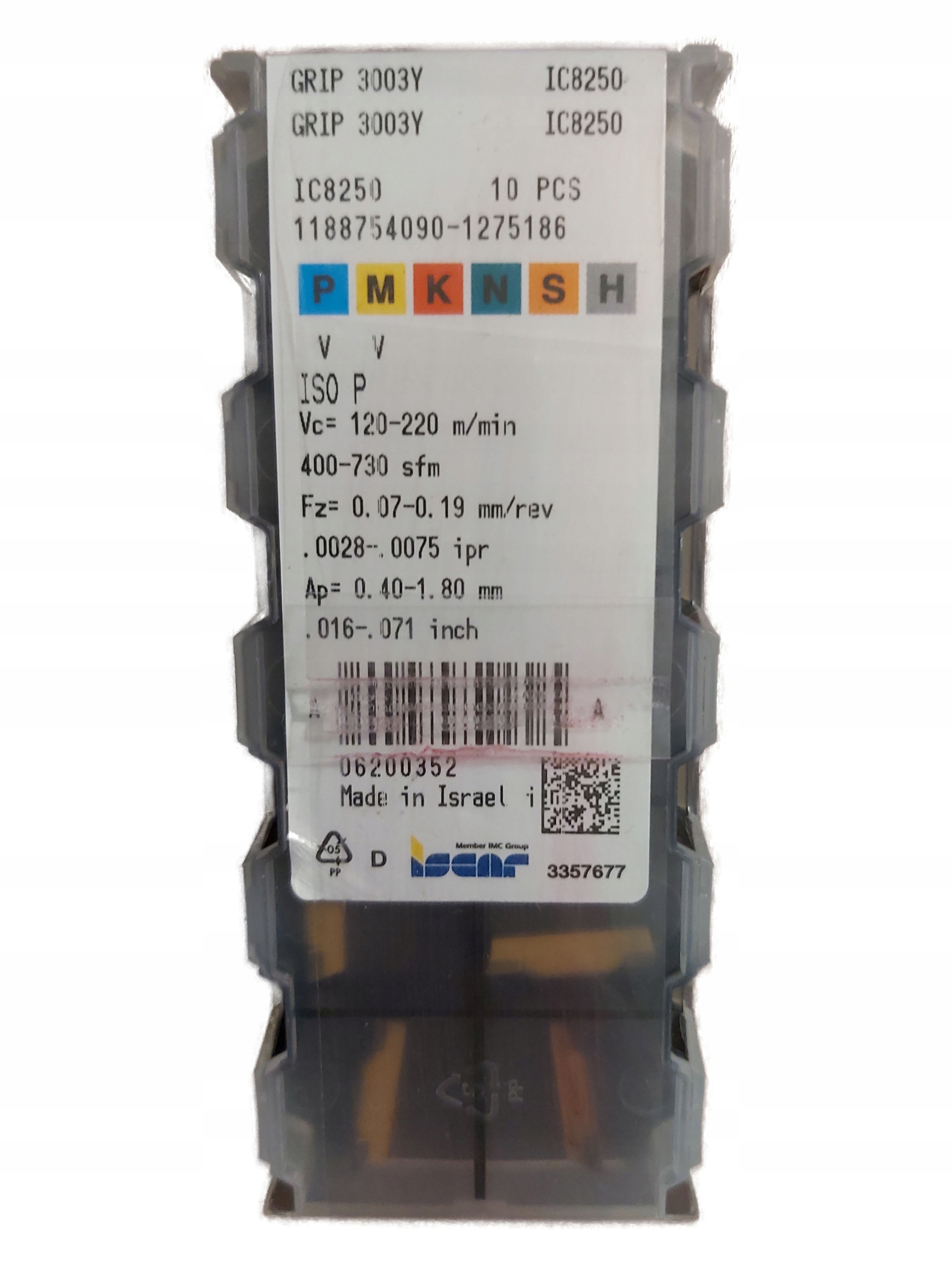 Płytka GRIP 3003Y IC8250 ISCAR