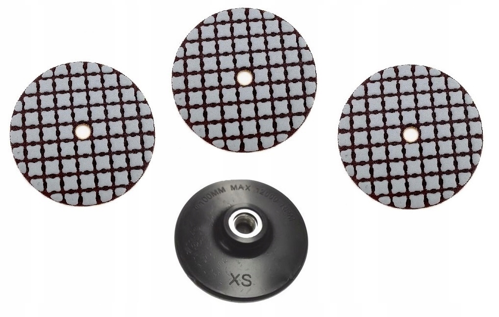 ZESTAW TARCZ DO SZLIFOWANIA GRESU PŁYTEK NA SUCHO