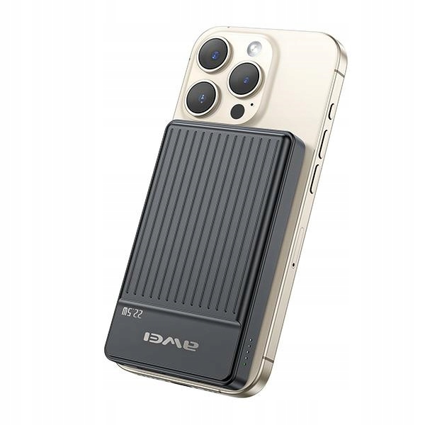 Awei PowerBank MagSafe P33K 10000mAh22.5W černá/černá
