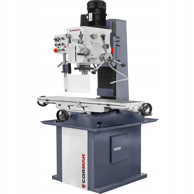 FREZARKA WIERTARKA CORMAK ZX7045B1L 2.5KM 1000X240 AUTOPOSUW + PODSTAWA