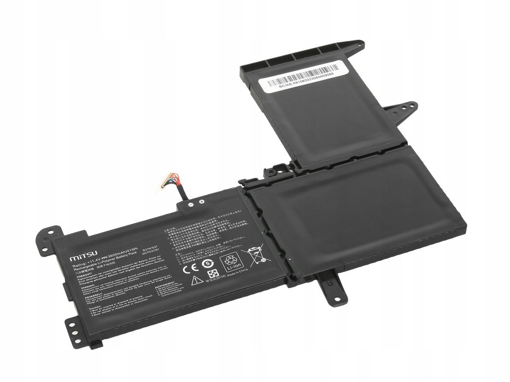 Bateria Mitsu do Asus Vivobook 15 X510 S15 S510UA