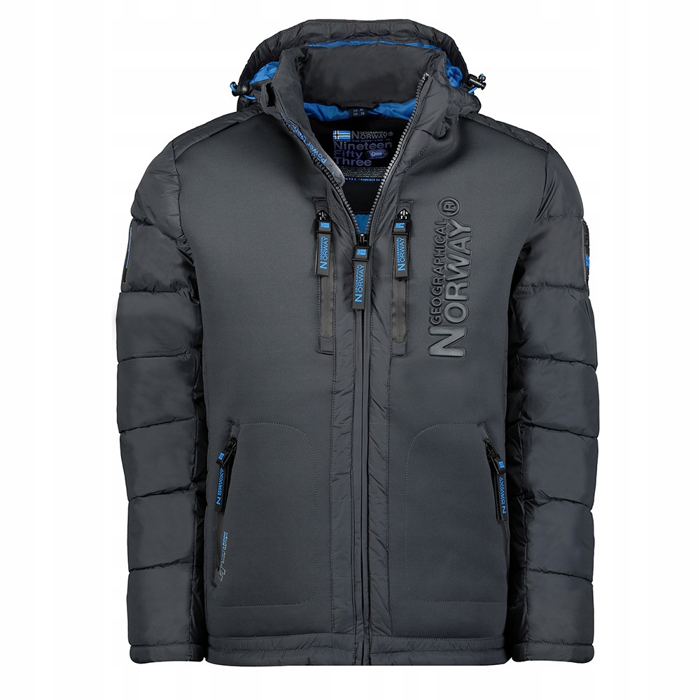 Geographical Norway bunda pánská Beachwood Men 068 6XL tmavě šedá