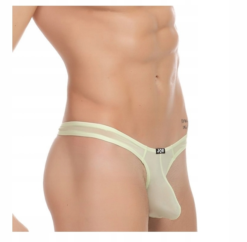 SEXY MĘSKIE JASNO ZIELONE STRINGI XL Rozmiar XL