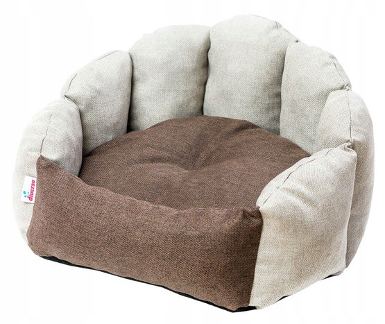 Levně Diversa Pelíšek Miss Shell malá béžová/hnědá