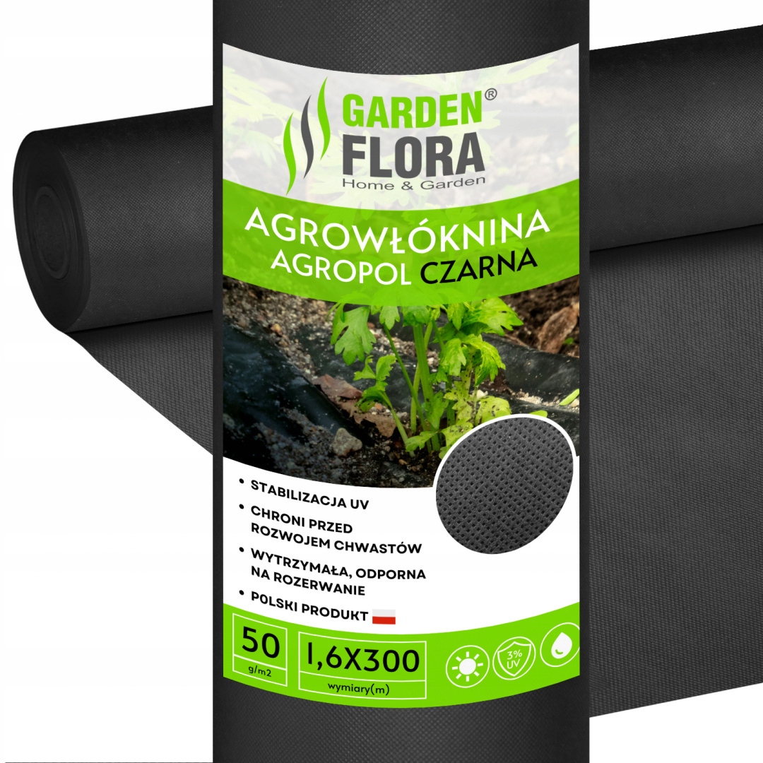 

Agrowłóknina Czarna 1,6x300m 50g Zimowa, Wiosenna