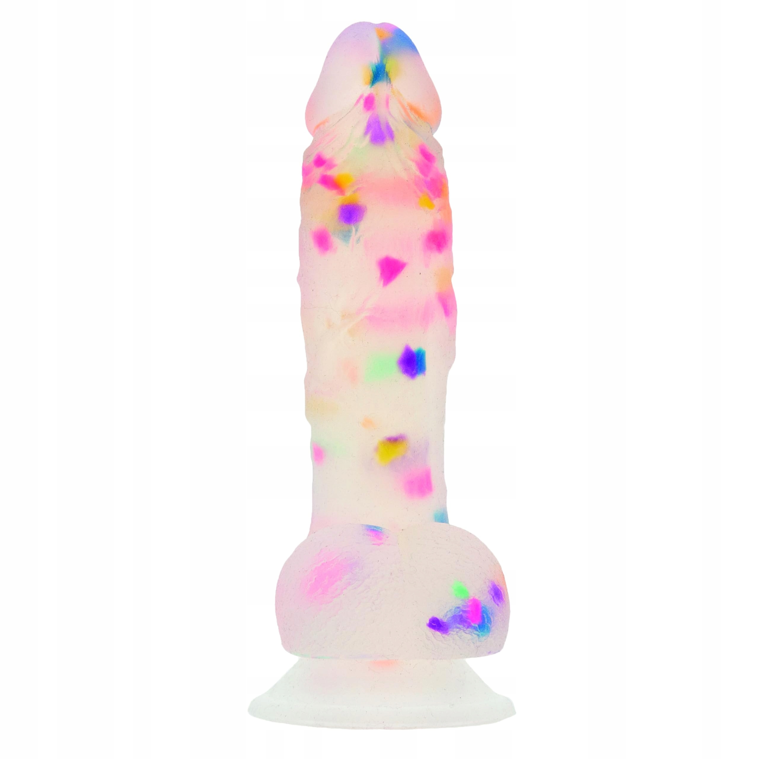 ADDICTION Party Marty Dildo 19 cm Wielokolorowy Erotyczna Zabawka — miniatura 2