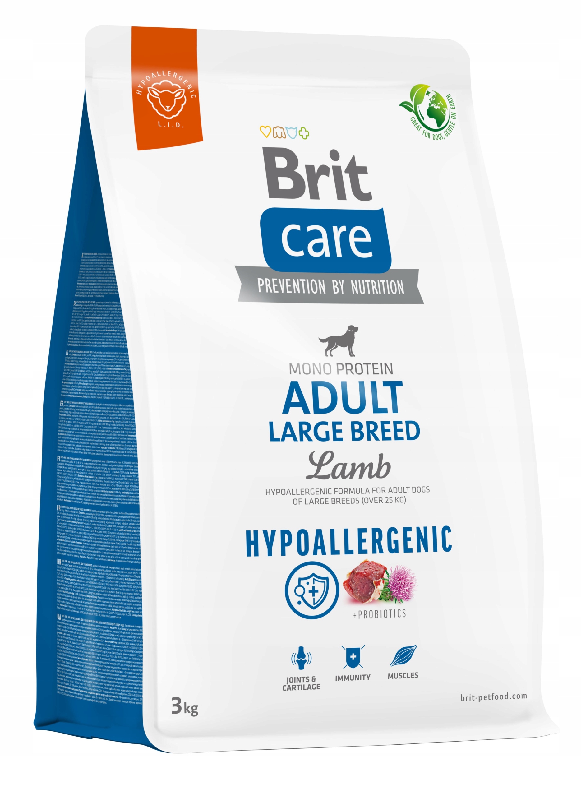 BRIT CARE Adult Large Breed Lamb & Rice 3kg