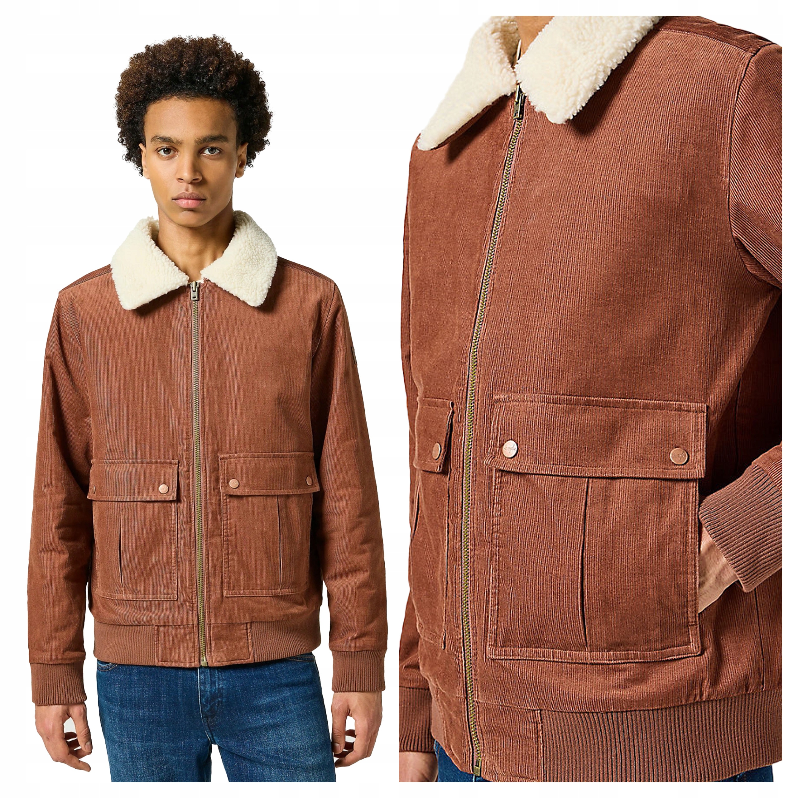 Wrangler Corduroy S Pánská přechodová bunda