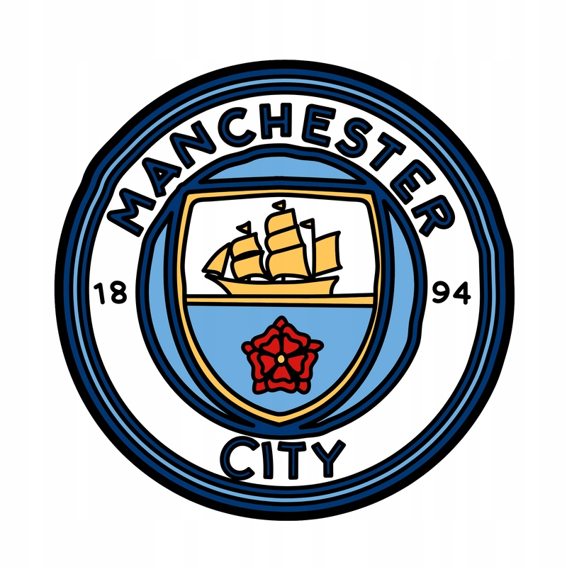 

Naprasowanka Manchester City FCclub piłka