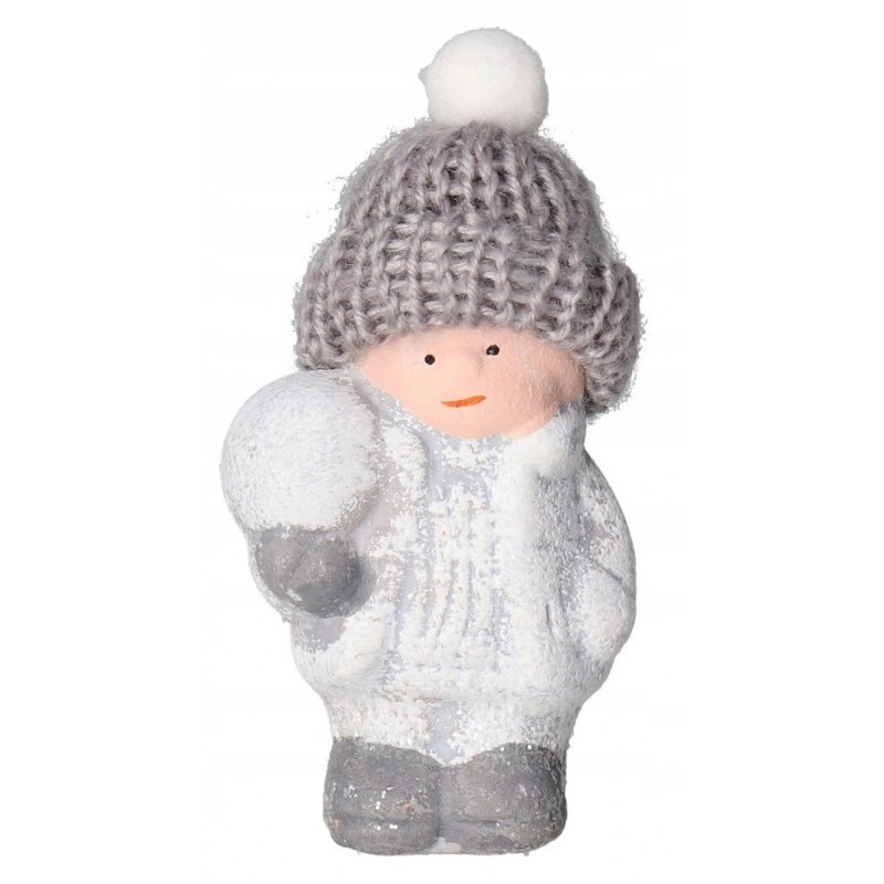 CHŁOPIEC CERAMICZNY OZDOBA DO BOMBEK STROIKÓW 1SZT