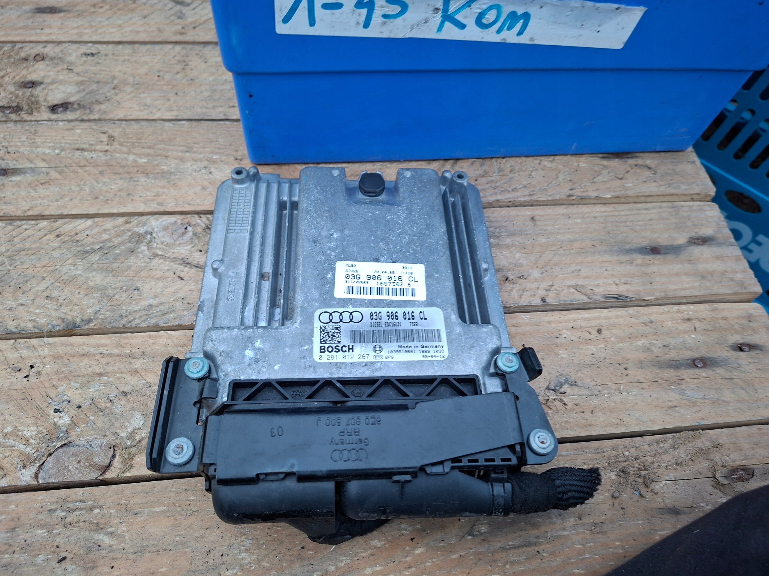 control unit of the engine AUDI A4 B7 2,0TDI BLB 03G906016CL