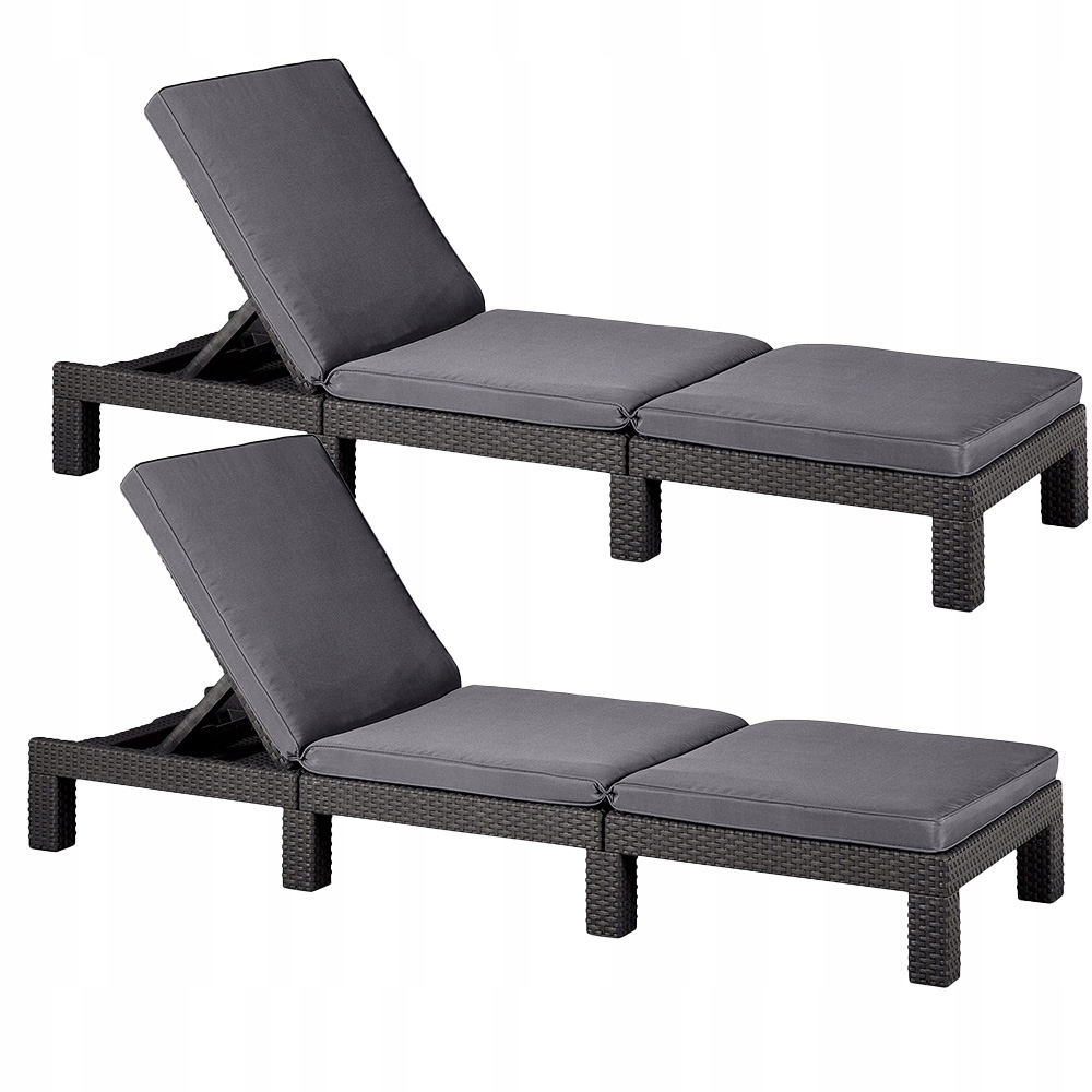 

2 x Leżak Ogrodowy Daytona Technorattan Corfu Graf