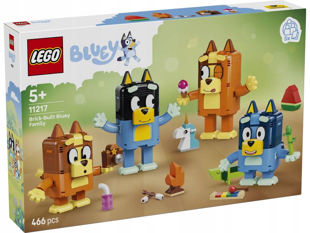 Lego 11217 Bluey Rodina Blue z kostek