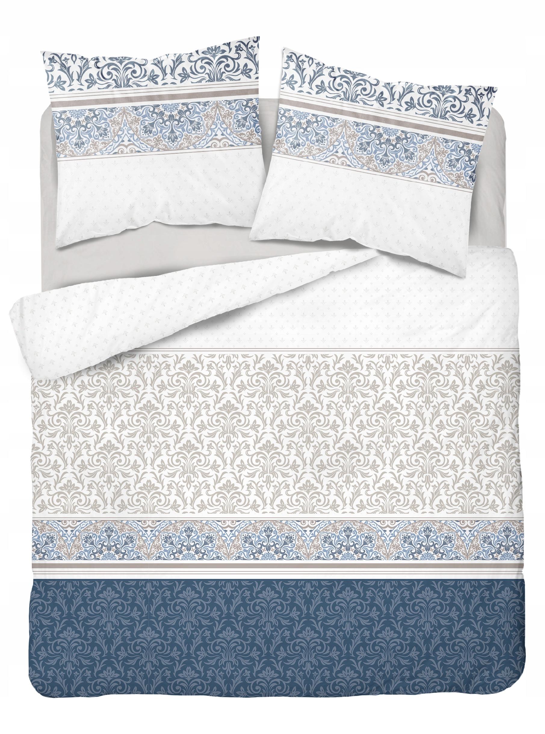 

Pościel flanelowa flanela 220x200 ornamenty granat