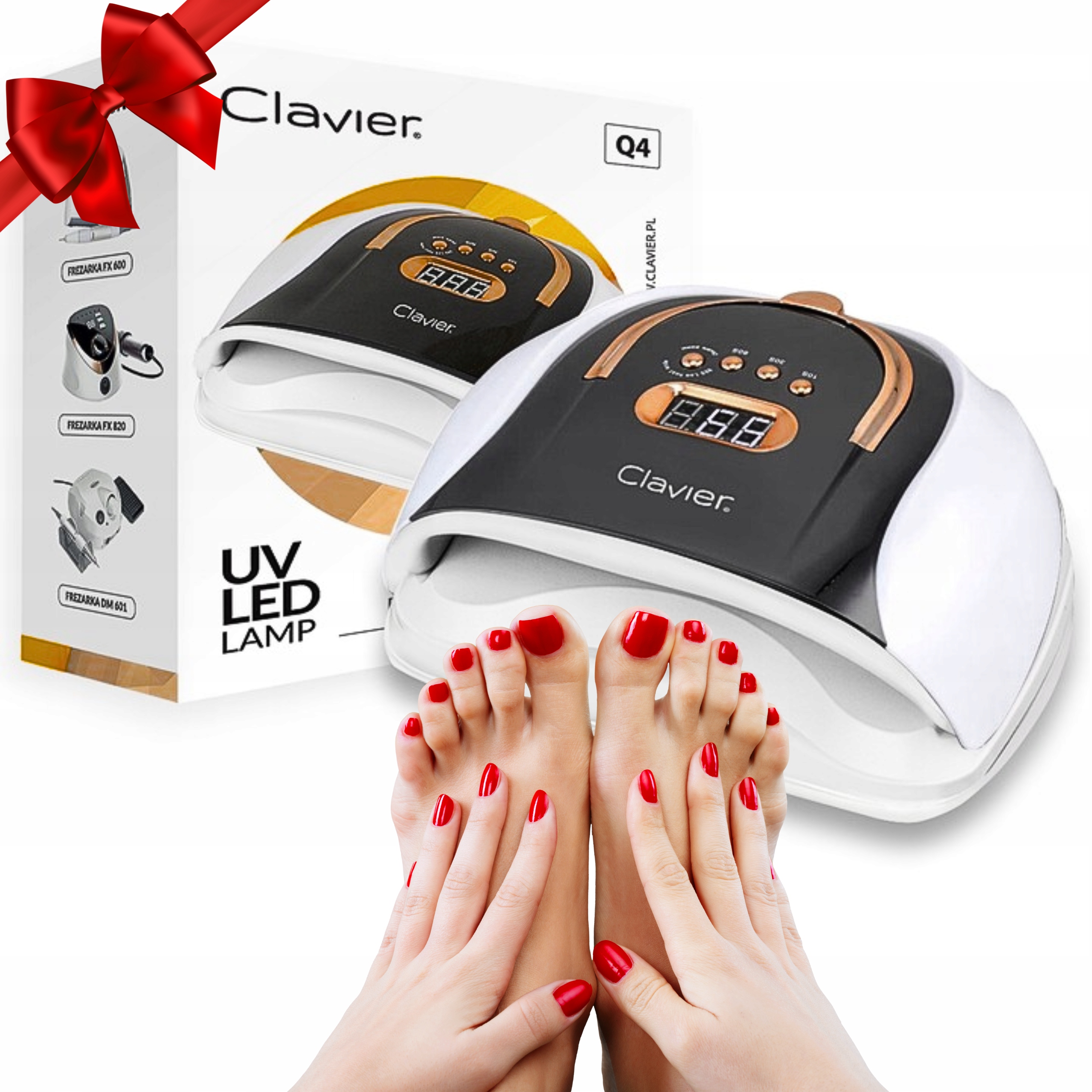 Lampa Uv Sun Do Paznokci Żeli Hybryd Led 256W Mocna Najnowszy Model