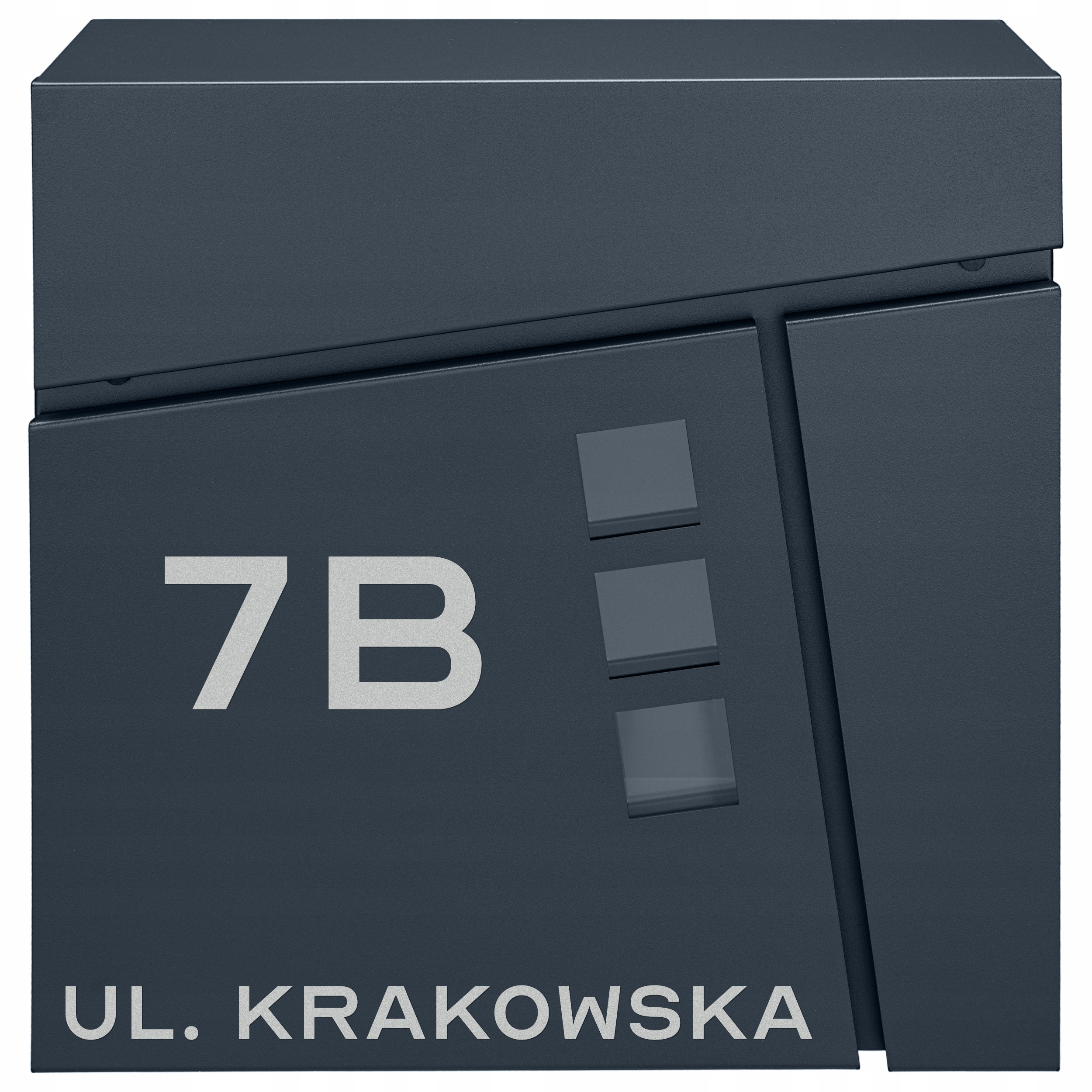 

Skrzynka Pocztowa Twist Na Listy Antracyt Napis