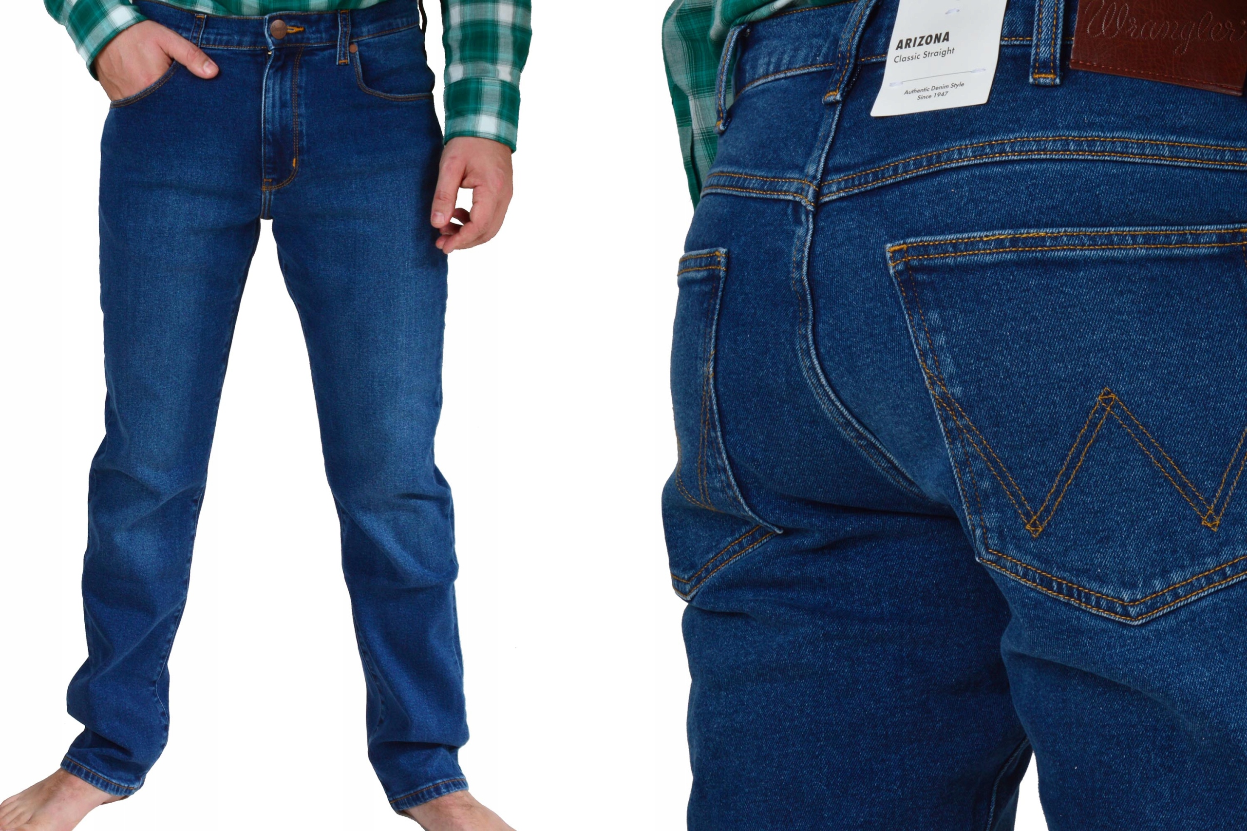 

Wrangler Spodnie Arizona jeans W34 L32 męskie