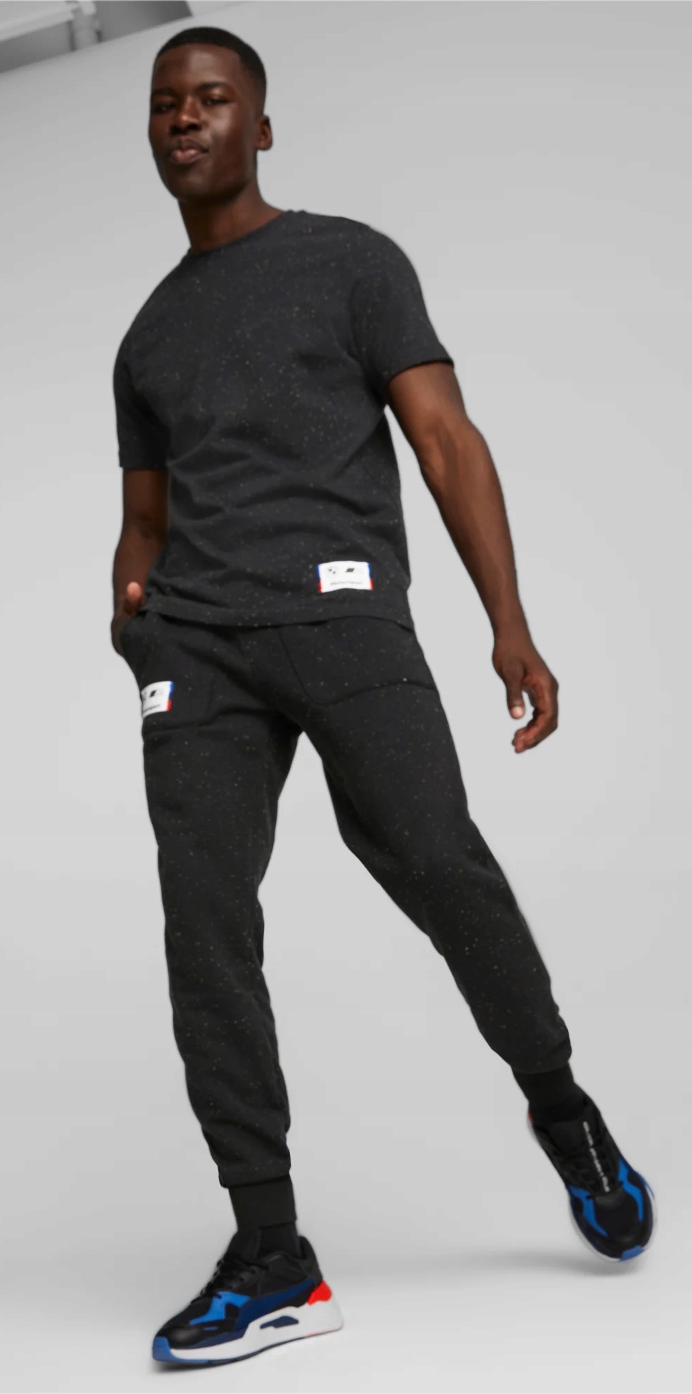 PUMA BMW MMS SPODNIE MĘSKIE SPORTOWE BAWEŁNA DRESY Rozmiar L